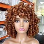 Full coverage curly wig 16 inches